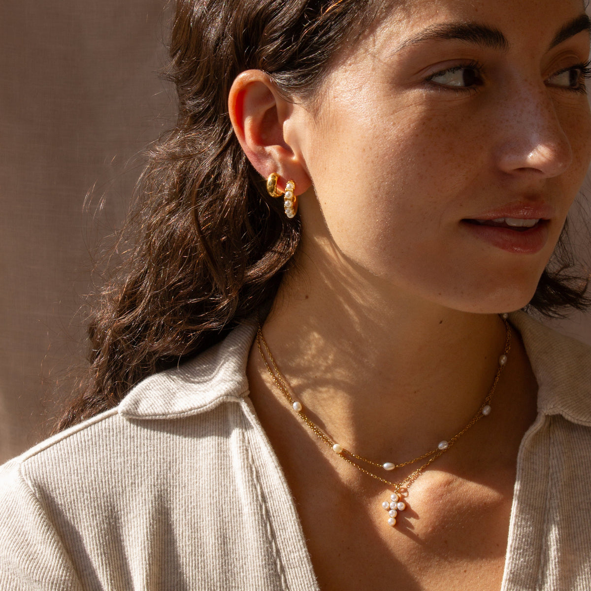 Helena Hoop Earrings
