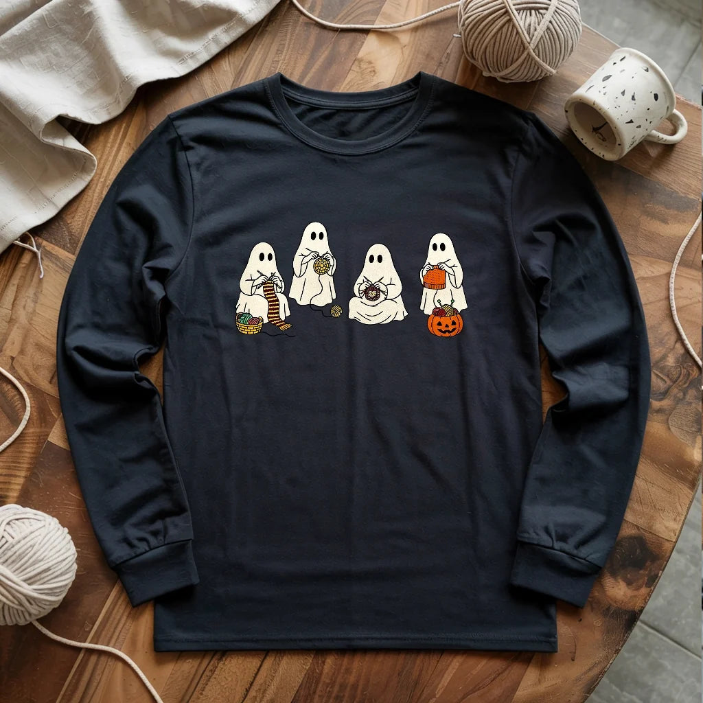Ghost Stitchers Society Long Sleeve T-shirt